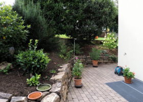 Zugang Hausrückseite