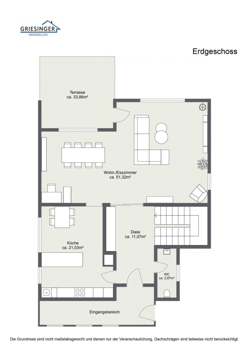 Erdgeschoss - 2D Grundriss