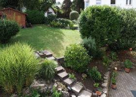 Garten Blick vom OG 